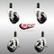 Service Caster 3 Inch 316SS Soft Rubber Swivel 1 Inch Expanding Stem Caster Brake SCC, 2PK SCC-SS316EX20S314-SRS-2-TLB-2-1 - alternate 4
